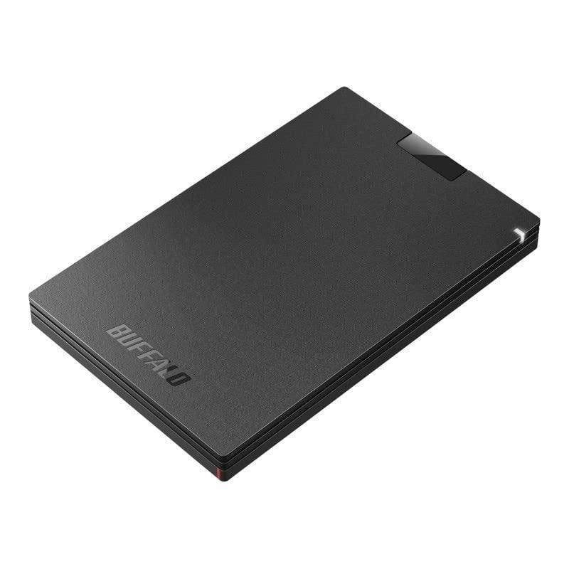 バッファロー SSD-PGC2.0U3-BC ブラック USB 3.2 Gen 1 対応 ポータブルSSD 2TB