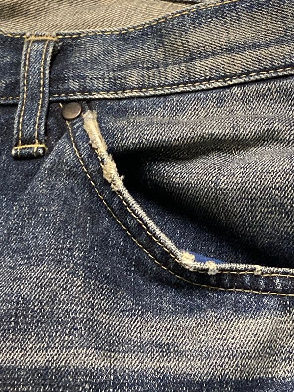 品 A BATHING APE アベイシングエイプ BACK PRINT DENIM PANTS デニムパンツ ボトムス 153-250928-AS-19-min