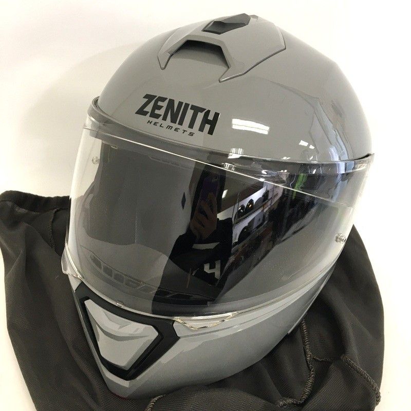 YAMAHA ヤマハ YJ-21 ZENITH システムヘルメット 除菌消臭済 Lサイズ Nグレー オートバイ ツーリング ライディング バイカー バイク用品 TA3362
