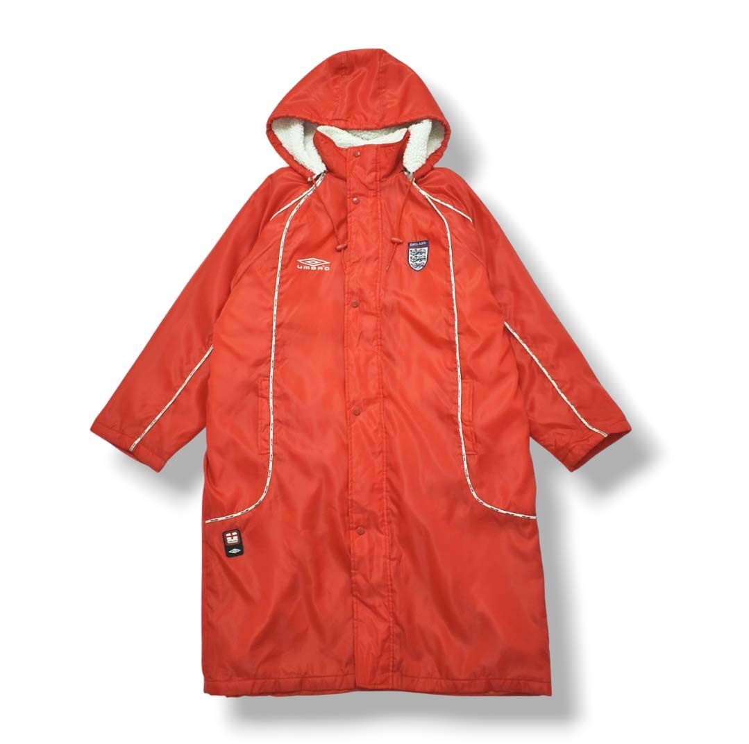 00s ヴィンテージ アンブロ UMBRO イングランド代表　ベンチコート M 希少】 00s ヴィンテージ アンブロ UMBRO イングランド代表 HOME 1st