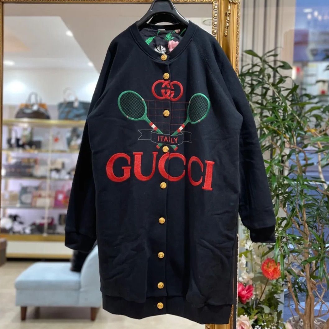 極美品】GUCCI グッチ テニス スウェット リバーシブルジャケット XS