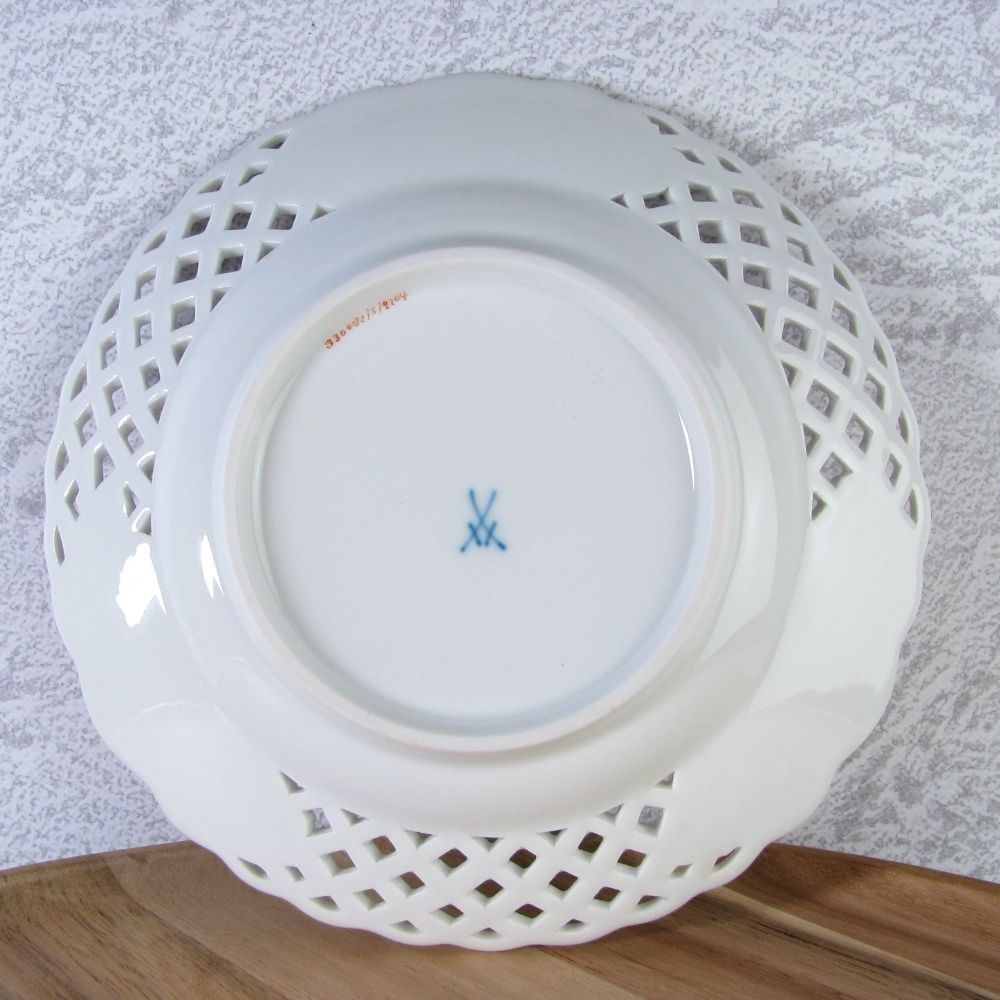 【レア】MEISSEN マイセン ミンドラゴン　パープル　プレート レア】MEISSEN マイセン ミンドラゴン パープル プレート MEISSEN