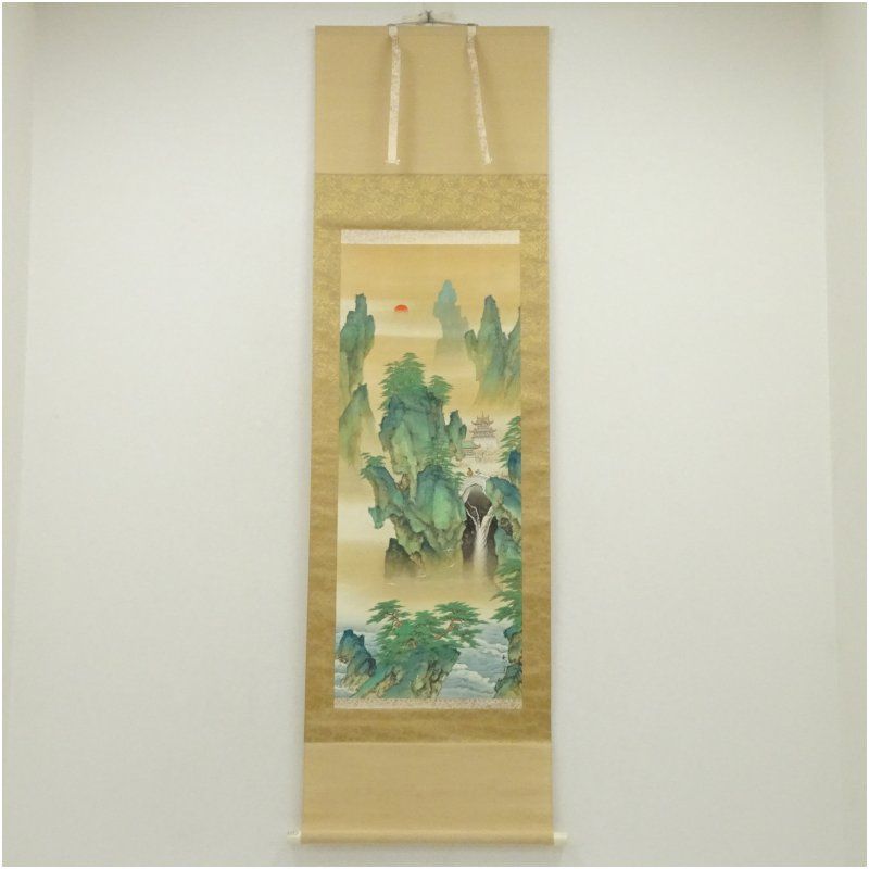 蓬莱二仙 福を呼ぶ 縁起物 掛軸 おもてなし 絵 中国風水 日本美術 インテリア 蓬莱二仙 福を呼ぶ 縁起物 掛軸 おもてなし 絵 中国風水 日本美術