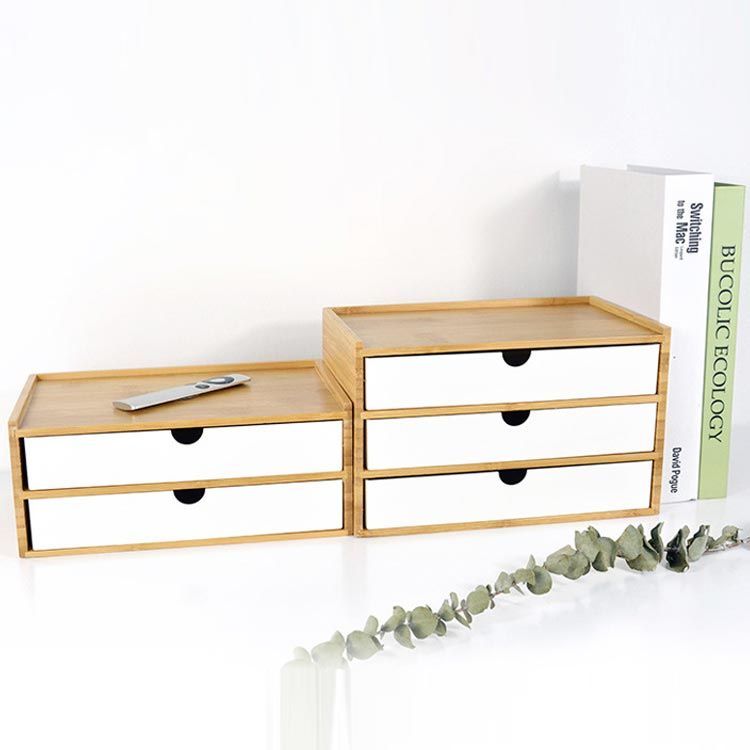 竹製 卓上収納 収納ボックス 卓上 引き出し 卓上チェスト 机上収納