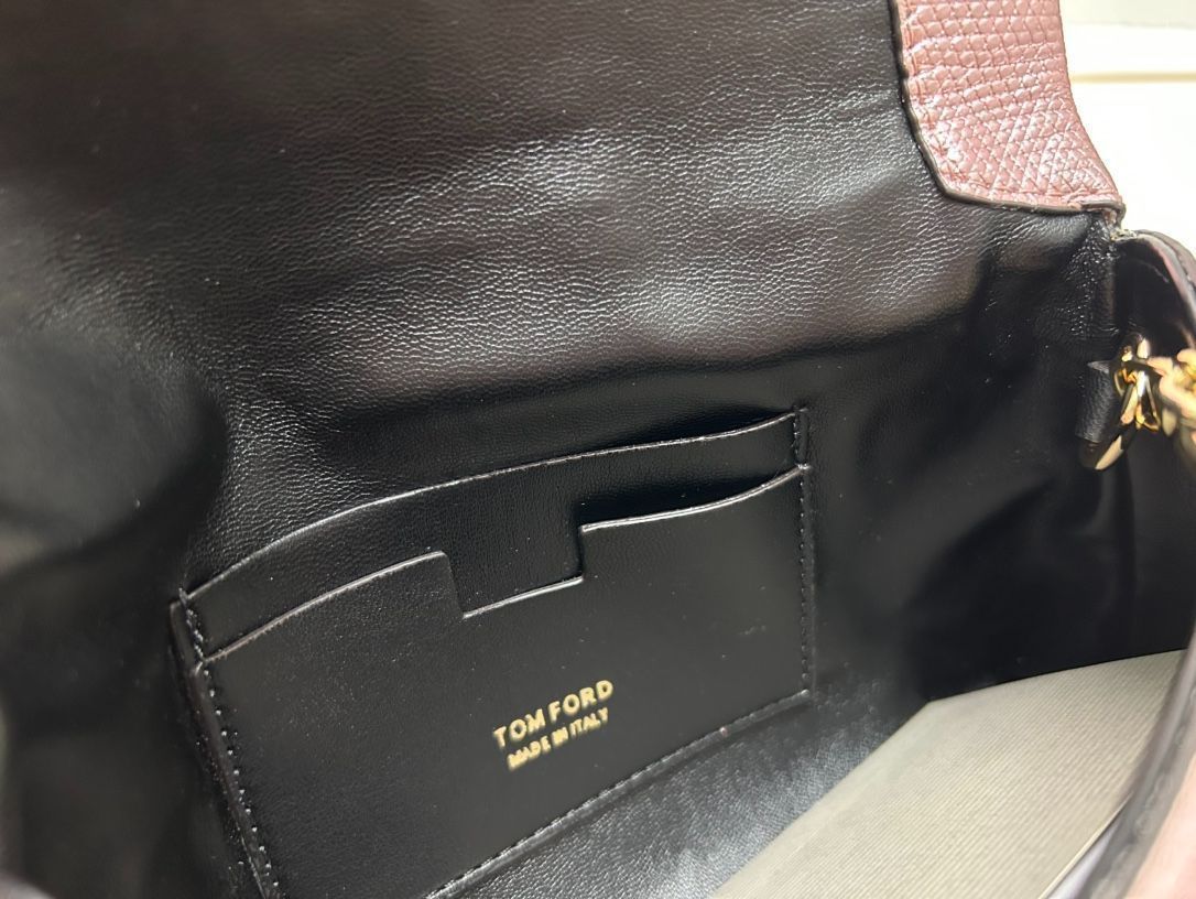TOM FORD チェーンハンドル ハンドバッグ Tom Ford Zipper Strap Hobo Shoulder Bag - Brown | eBay