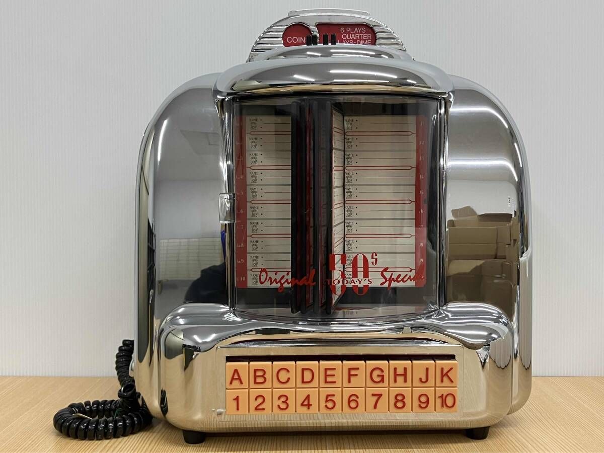 ジャンク 田08 DINER PHONE 電話機 JUKE BOX ダイナー ジューク ボックス 50s USA アメリカン