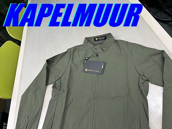 テルスポ イチ推し!! 未使用品!! KAPELMUUR Solotex はっ水ストレッチ ライトジャケット size:M カペルミュール サイクルジャケット オリーブ 撥水 ロード ミニベロ クロス ピスト MTB 同梱発送承り中!! M-1023
