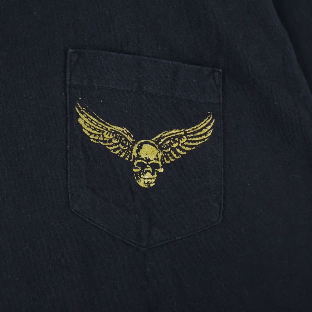 Chrome Hearts - CHROME HEARTS クロムハーツ OLD Foti Skull Tee オールドモデル フォティ マハリアTシャツ レディース ブラック CHROME HEARTS (クロムハーツ) OLD Foti Skull Tee オールドモデル