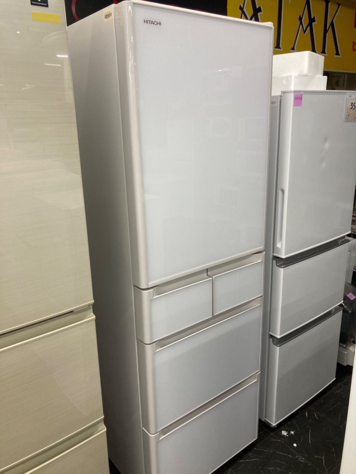 冷蔵庫 シャープ 401L 5ドア - キッチン家電