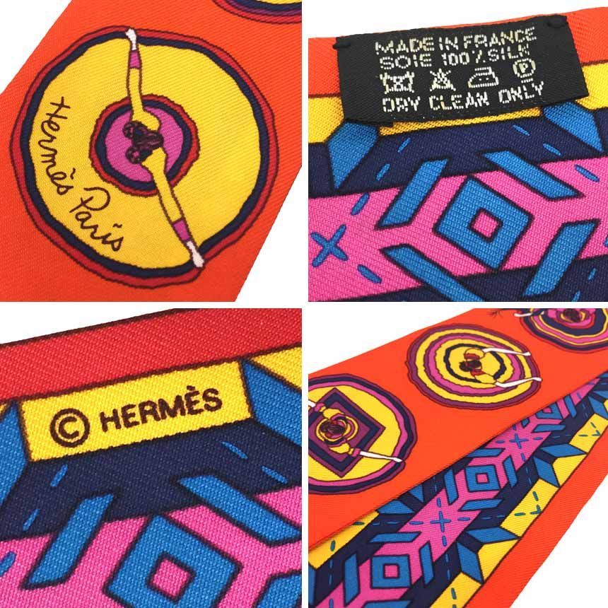 HERMES エルメス ツイリー タイスカーフ Balles du mexique メキシカン 