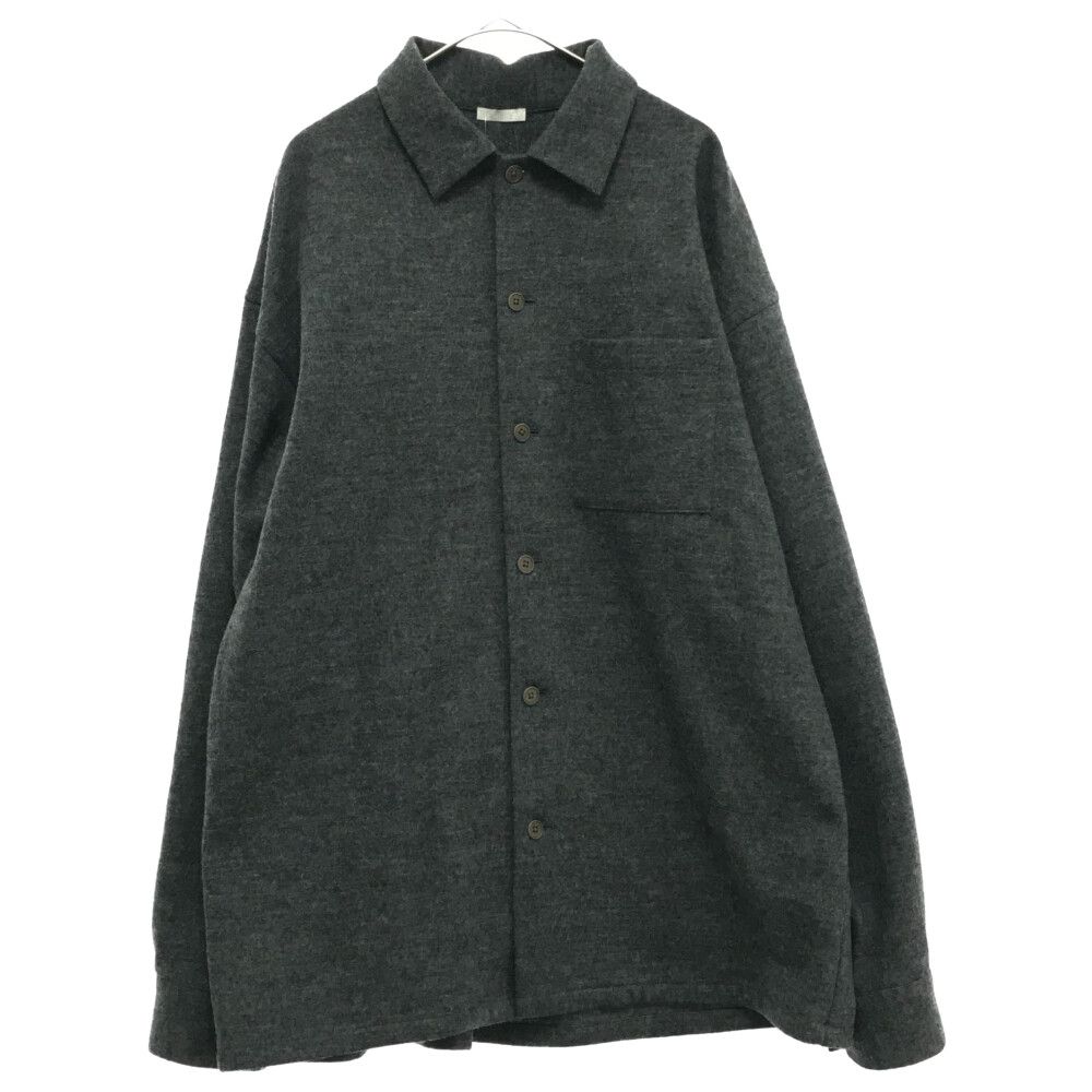 Blanc YM ブランワイエム / Milled Wool Shirt ミルドウール オーバー