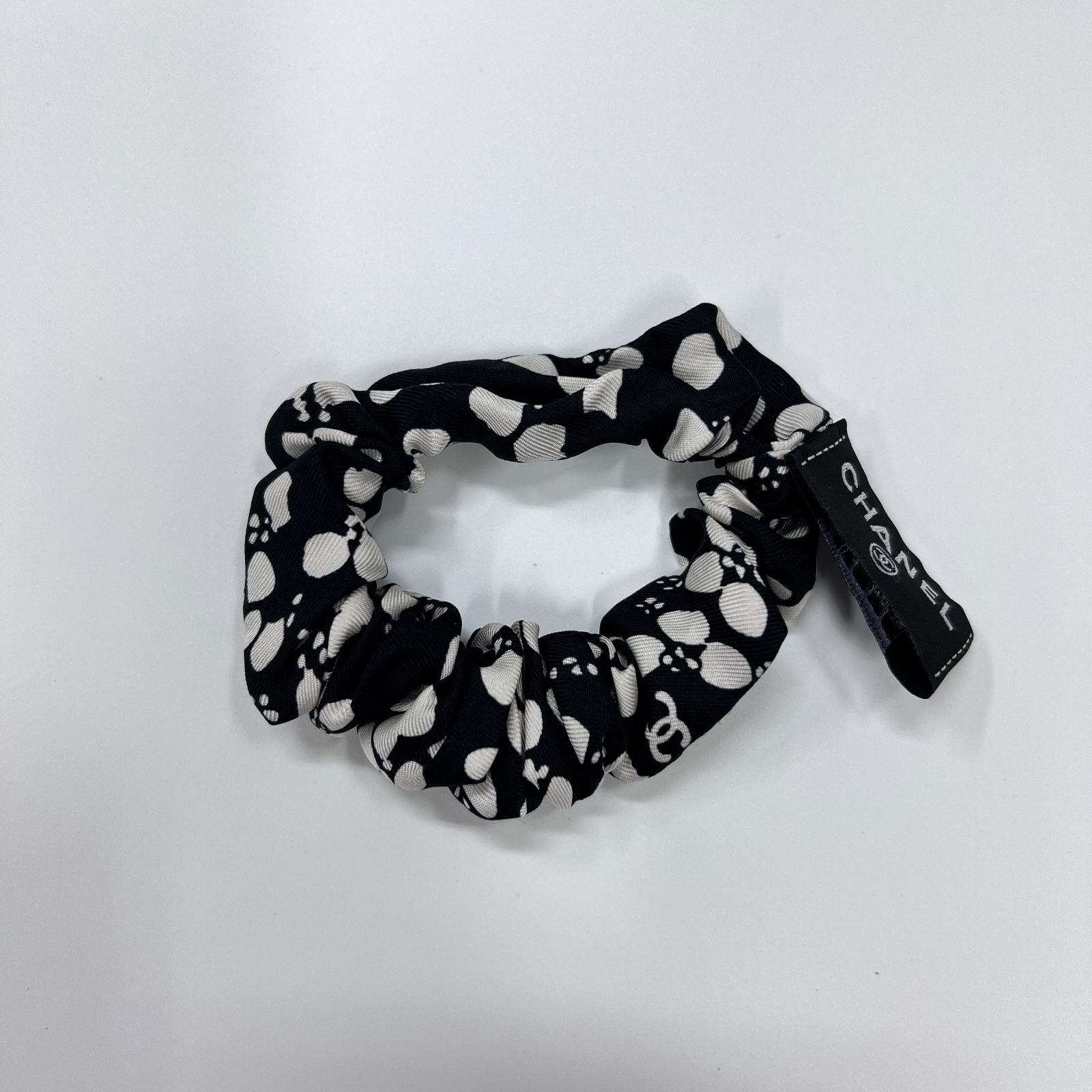 中古】CHANEL シャネル ココマーク シュシュ スカーフ 2点セット