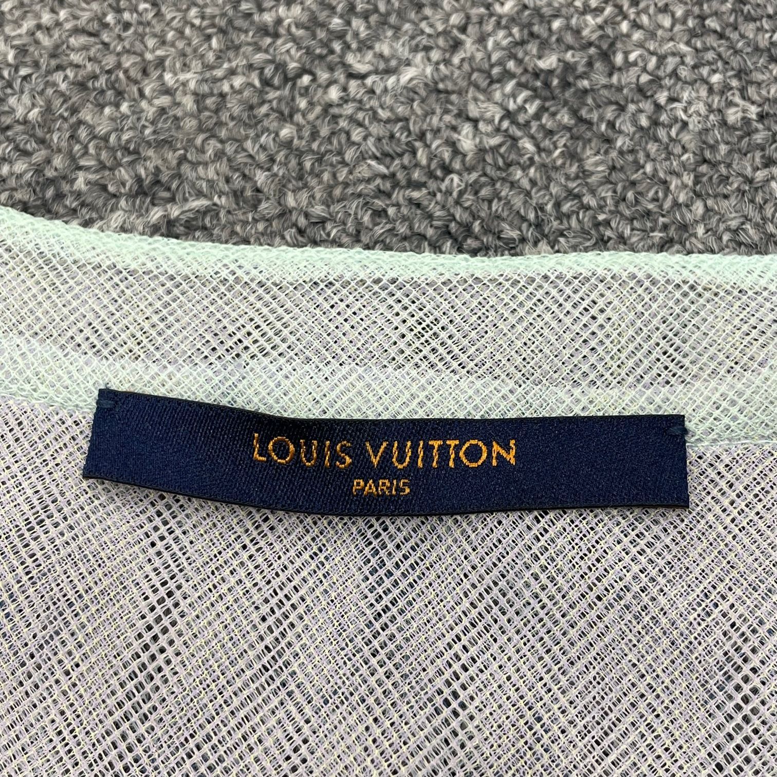国内正規 未使用品 LOUIS VUITTON モノグラム チュール レイヤード Tシャツ ルイヴィトン RM201 TED HIS77W M