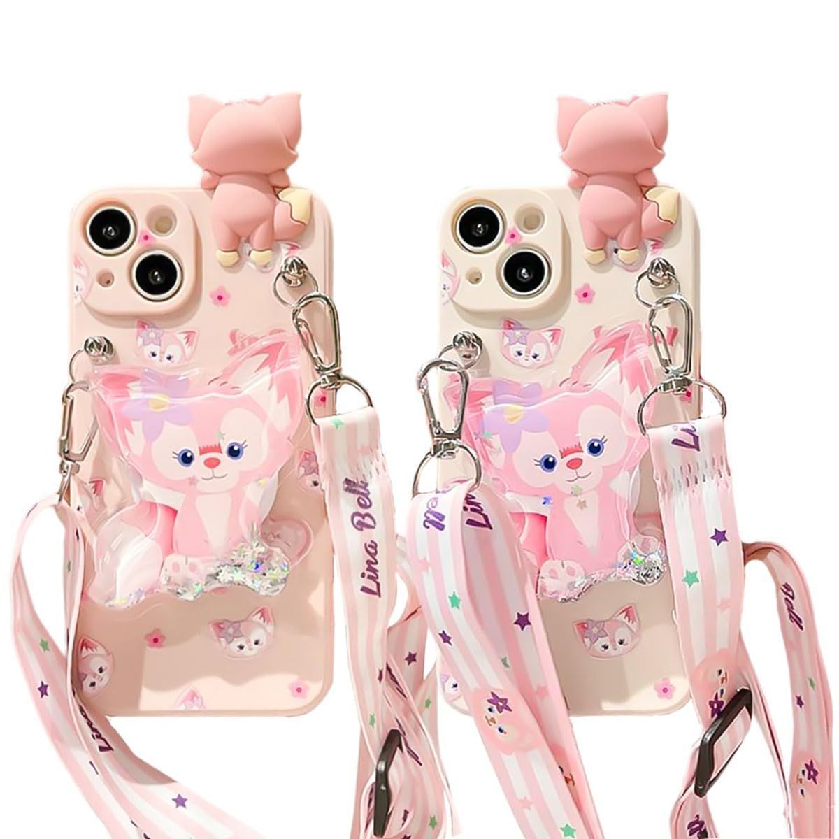 14 14 iPhone 用 用 ケース ケース iPhone かわいい スマホケース クロスボディケース カメラレンズ保護付き 首掛け/肩掛け/斜め掛け 衝撃吸収 スタンド付き ショルダーストラップ カバー 調節可