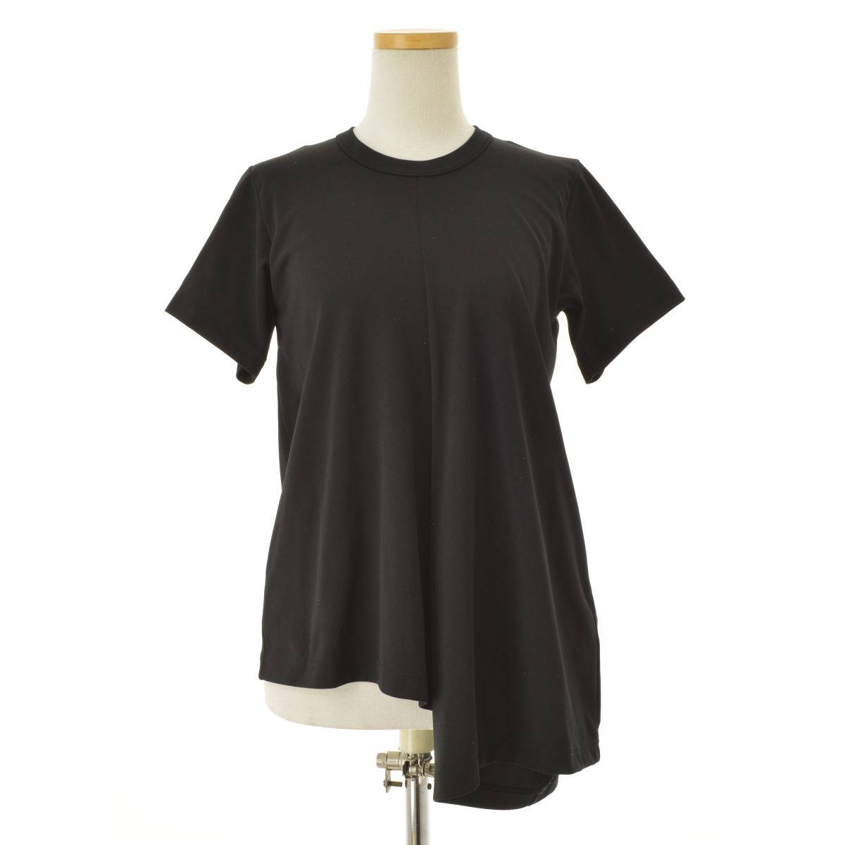【COMMEdesGARCONS】23SS AD2022 GK-T012 ポリエステル 変形 アシンメトリー半袖カットソー COMMEdesGARCONS】23SS AD2022 GK-T012 ポリエステル 変形