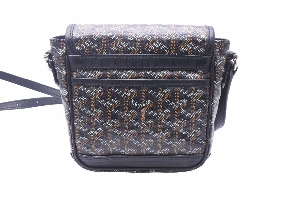 【超極美品】ゴヤール グランブルー MM ショルダーバッグ クロスボディバッグ