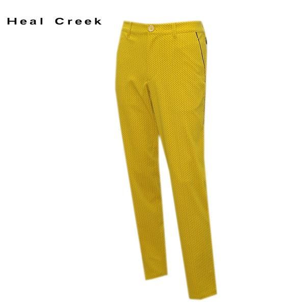 ヒールクリーク Heal Creek メンズ 春夏 幾何柄 ジャージーパンツ サイズ82（実寸サイズ約84） 001-77312