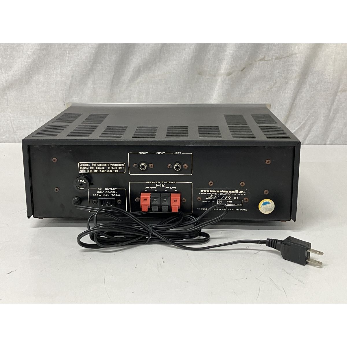 Marantz マランツ MODEL 140 パワーアンプ 音響機器 中古 S9080566 - メルカリ