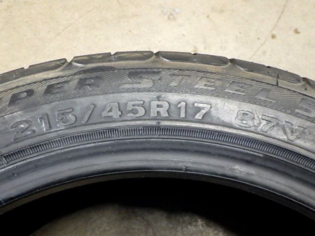 K151 ◆ ◆ 造 約9部山◆FEDERAL SUPER STEEL 595◆215 45R17◆2本 FFCRYSTALESIA_COM