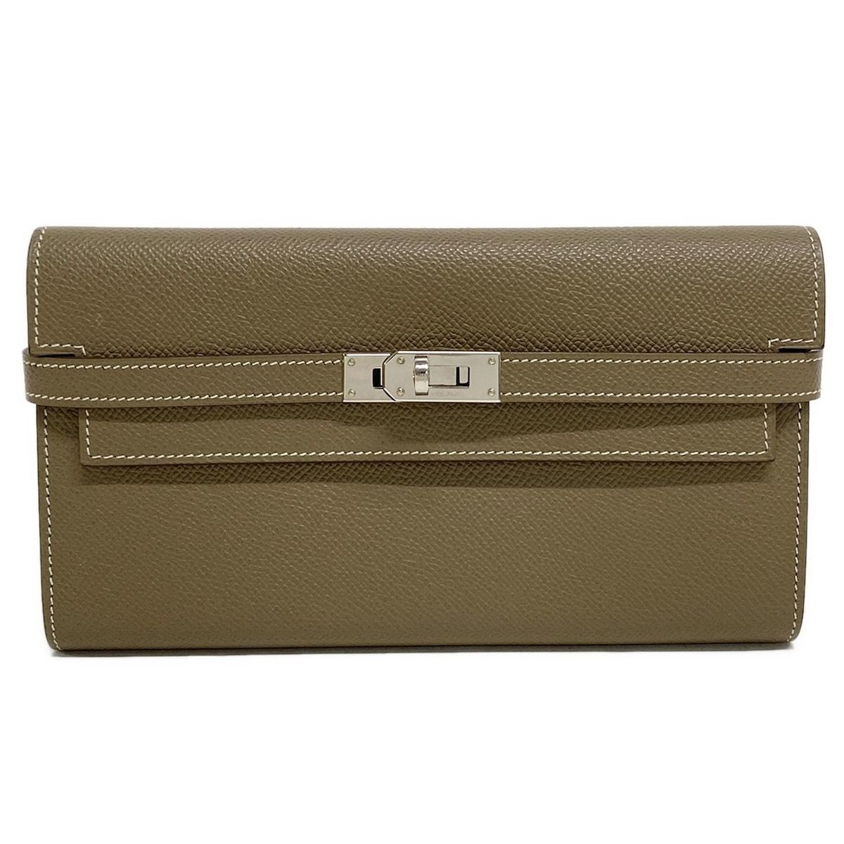 HERMES(エルメス) 財布美品 ケリーウォレットロング エトゥープ
