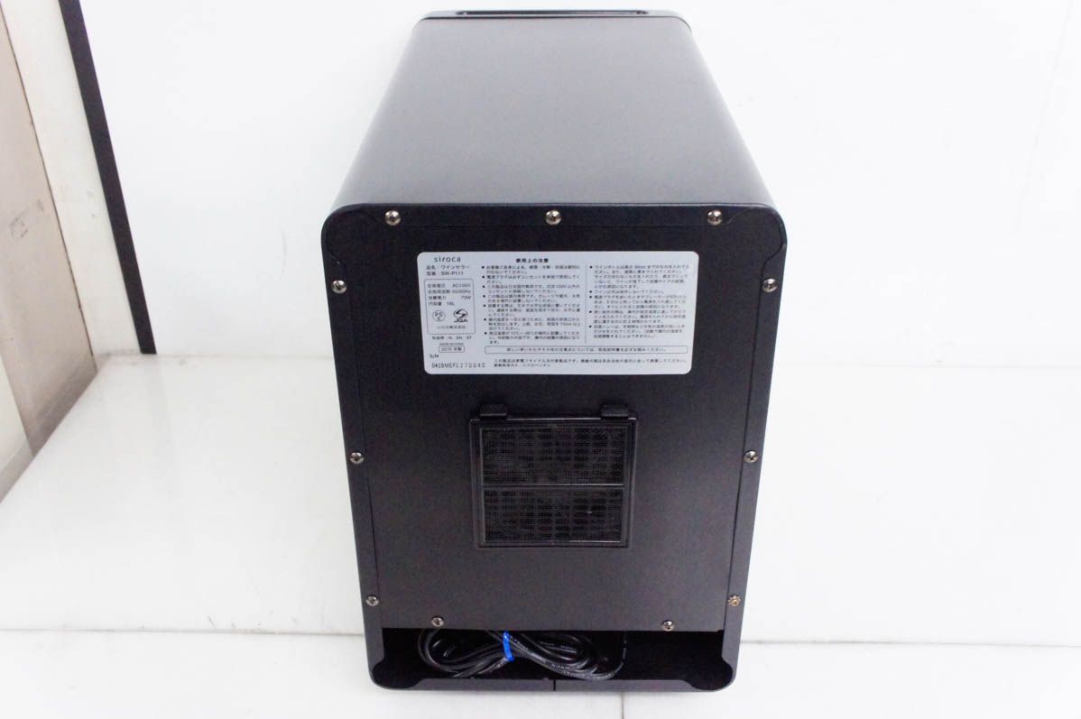 中古】sirocaシロカ ワインセラー 6本収納 SW-P111 - メルカリ