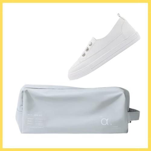 happy-shopsGray_2点セット TIANZONG シューズケース シューズバッグ シューズ袋 靴入れ 靴袋 出張 旅行 スポーツ 防水防塵防臭 超軽量 靴袋 男女兼用 2点セット (Gray， 2点セット)