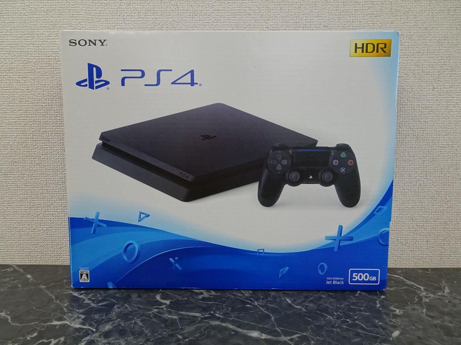 24.ゲーム本体 PlayStation 4 ジェット・ブラック 500GB CUH-2100AB01/SONY - メルカリ