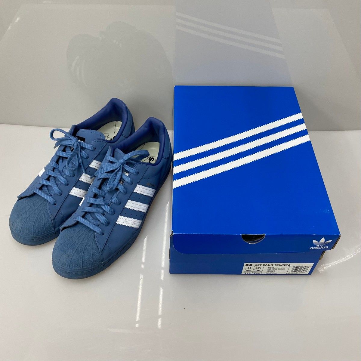 BVJ007 アディダス　H06346 adidas　27.5センチ　美品 Daiki Tsuneta × atmos × adidas Superstar 