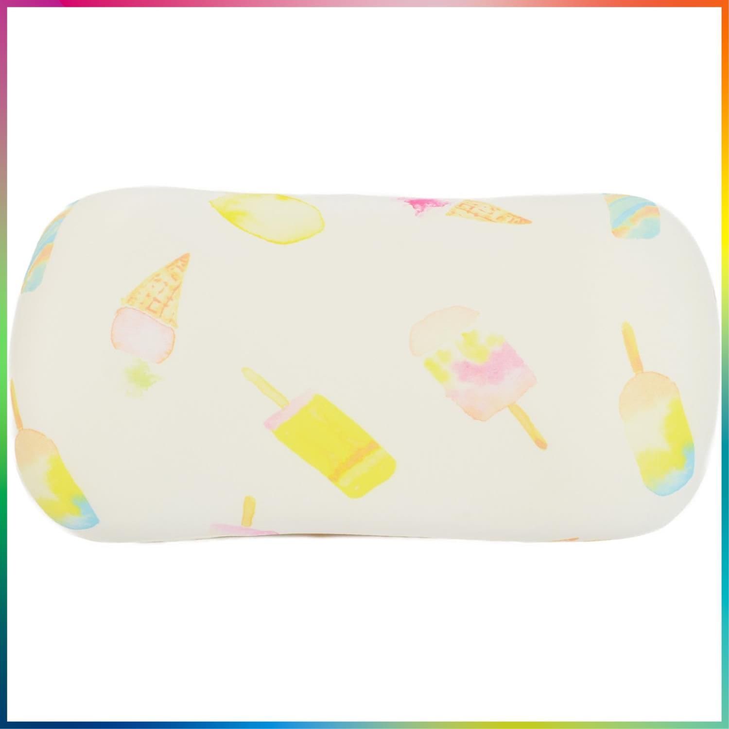 フレンズヒル イロイロアイス ひんやり低反発クッション 20×44×12cm アイボリー 暑さ対策 気持ちいい 冷感