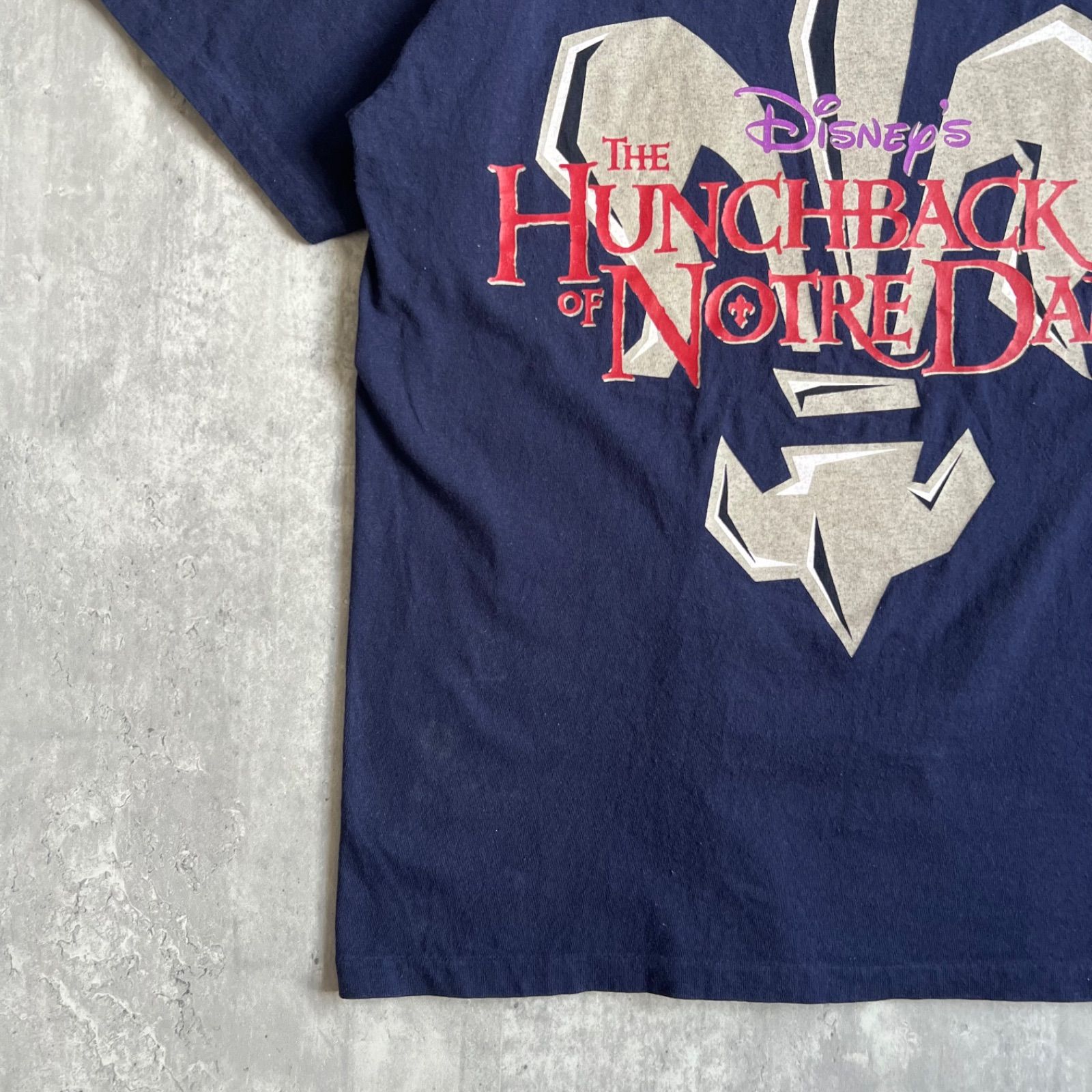 90s Disney Vintage ディズニー公式 ノートルダムの鐘 USA製 S/S TEE L