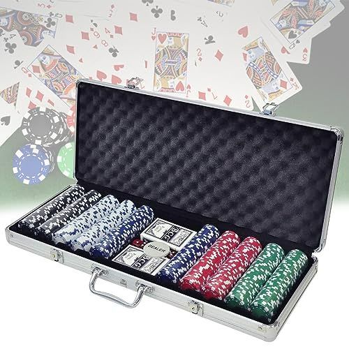 iimono117 ポーカーセット チップ500枚 アルミケース 鍵付き ポーカー