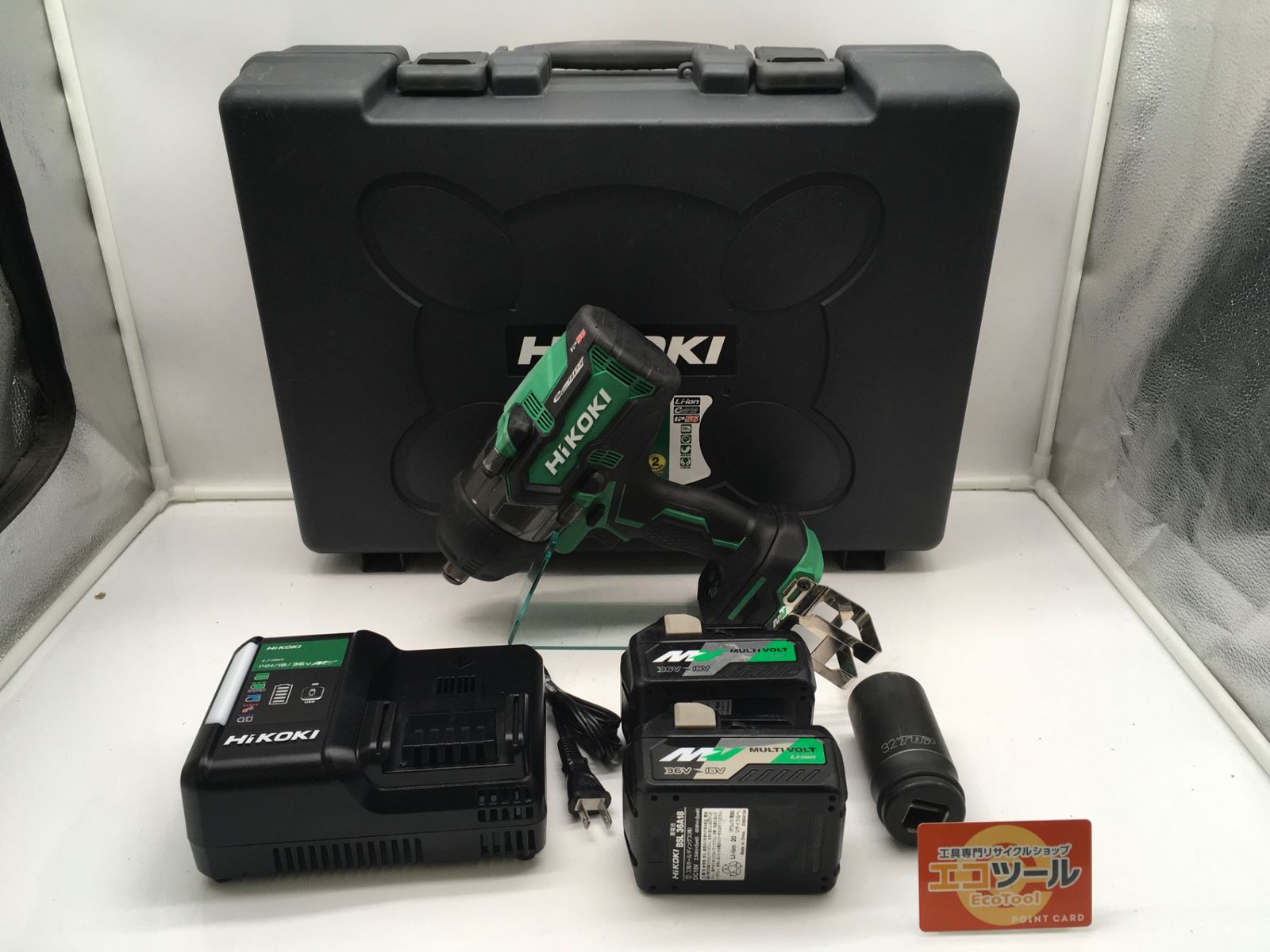 品 HiKOKI|ハイコーキ 36v充電式インパクトレンチ WR36DA2XP ITDRZV1HZCCO エコツール岡崎インター店 M02
