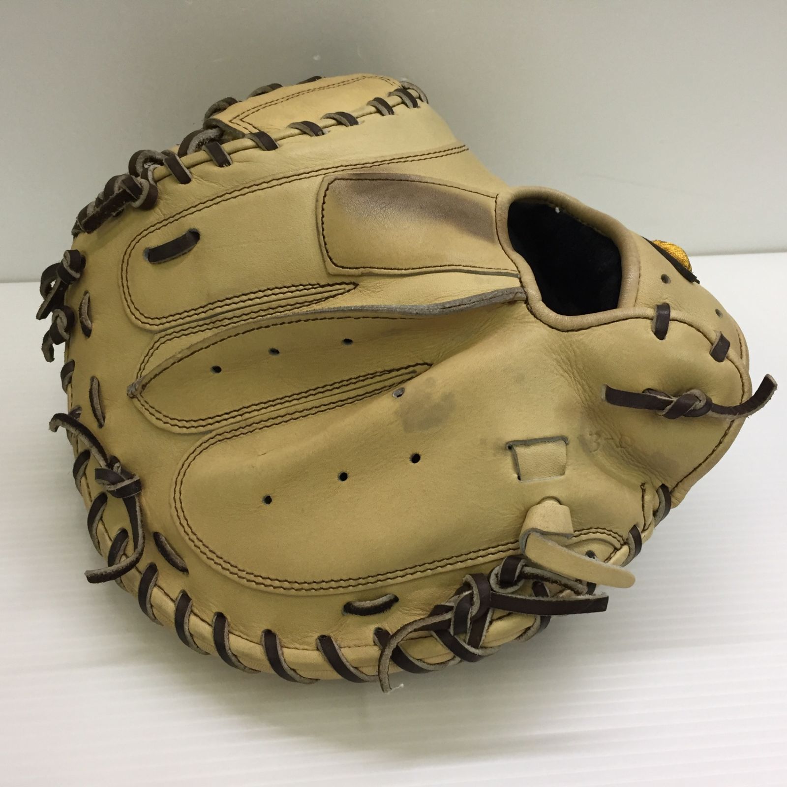 ミズノプロ硬式キャッチャーミット新古品 野球 ミズノ 硬式キャッチャーミット ミズノプロ限定 SAKEBI 號