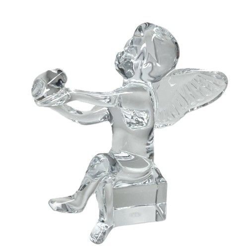 Baccarat バカラ アンジェロハート オブジェ 天使 クリスタル 置物