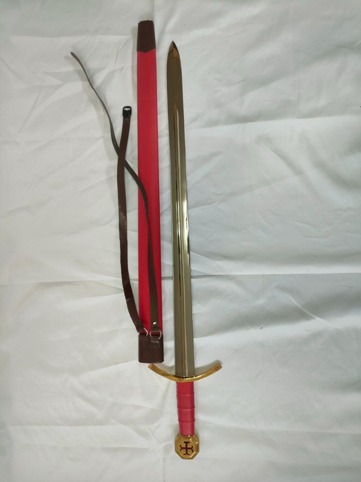 ○訳あり品○ テンプルソード 真鍮製刀身 インド工芸剣シリーズ③ 模造