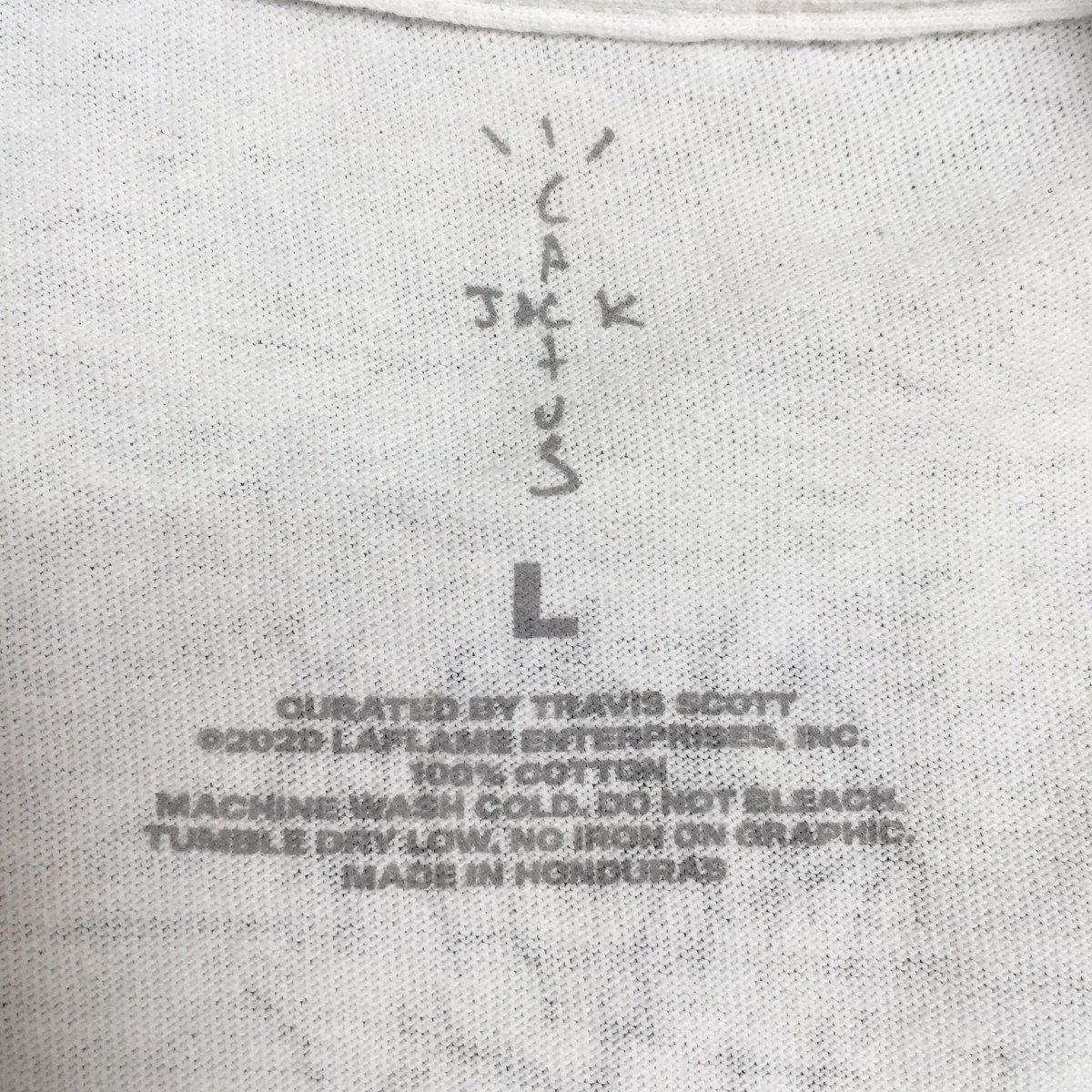 CACTUS JACK ロングスリーブ Tシャツ ホワイトプリント