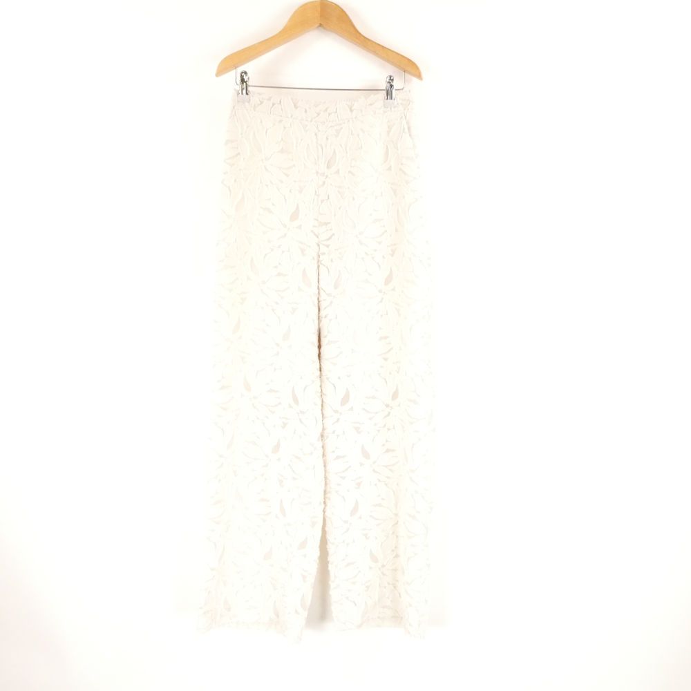 MACKINTOSH マッキントッシュ G5R09565 フラワーカットジャカード パンツ 38 M コットン 他 レディース AM7268A74