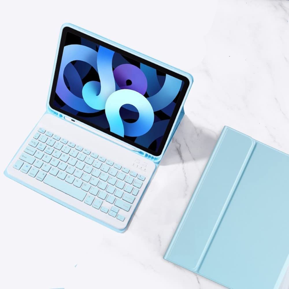 5 世代 世代 4 6 世代 第 3世代 キーボード付き iPadPro12.9 カバー ケース 分離式 女性 キーボード 人気 2022 キャンディー色 ペンホルダー付き インチ 薄型 12.9 カラフル 可愛い Pro レディース iPad (