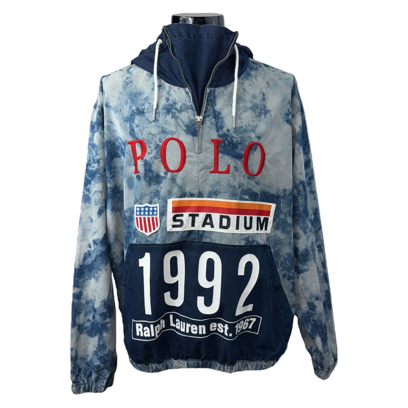 POLO RALPH LAUREN ポロラルフローレン STADIUM 1992 アノラックパーカー M