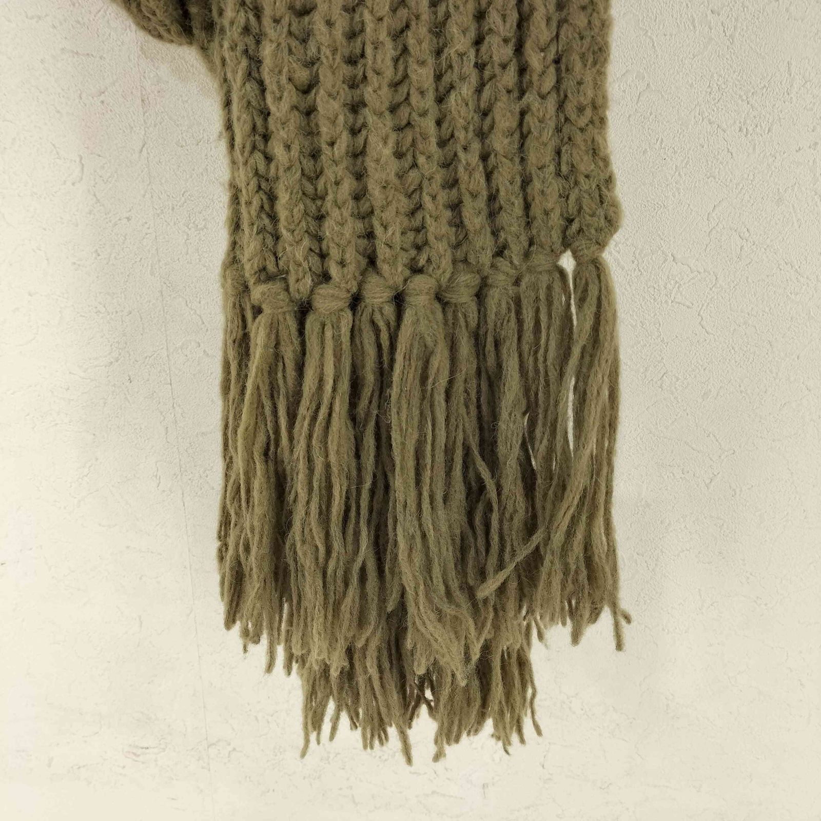 DRIES VAN NOTEN フリンジ付きマフラー ストール