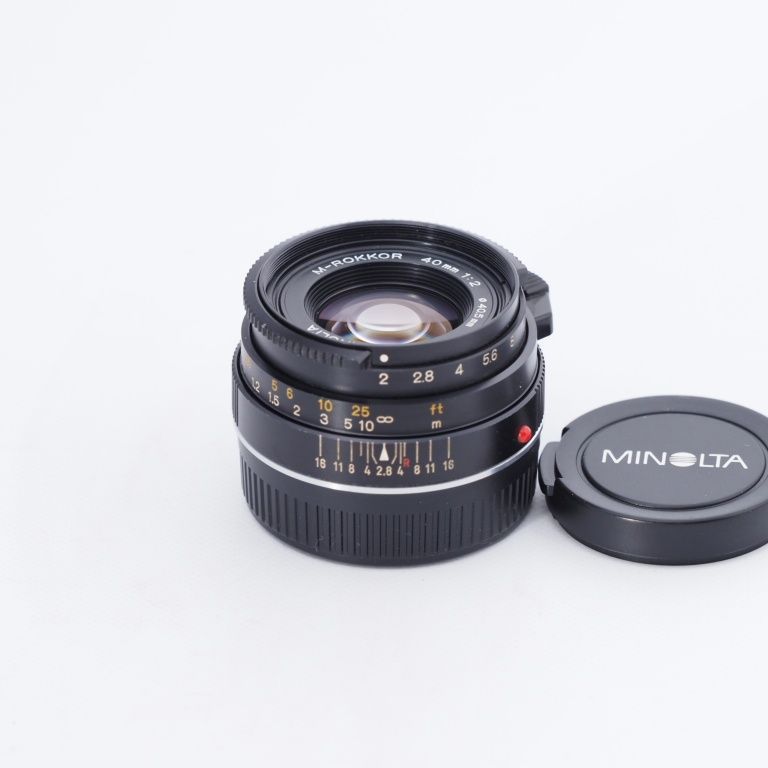 MINOLTA ミノルタ 単焦点レンズ M ROKKOR 40mm F2 LEICA ライカ Mマウント - メルカリ