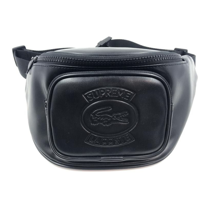 SUPREME × Lacoste Live 18ss Waist Bag ブラック S1840 03 24 240024518253