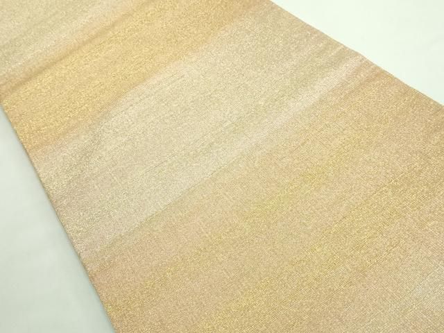 ※本日23時まで大幅お値下げ中⏰✨コメント欄必見‼️【高級 袋帯】 平和屋本店□極上 桝屋高尾 ねん金綴錦 全通柄袋帯 段霞文 金糸