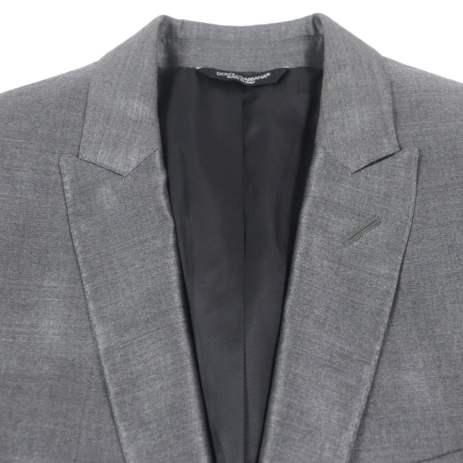 DOLCE&GABBANA MARTINI スーツ シルク 44 S Wool and silk Martini-fit suit in Black for Men