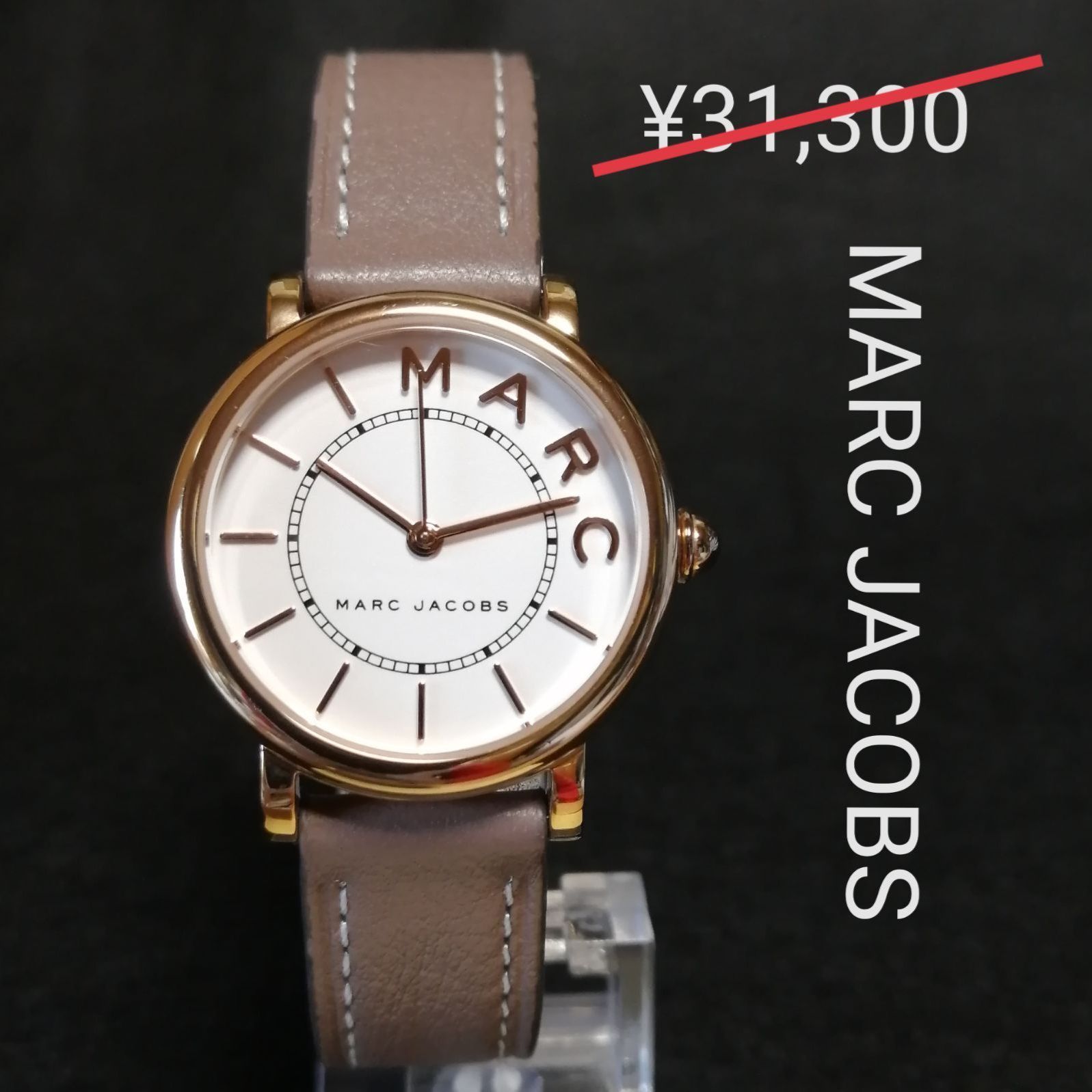 マークジェイコブスMARCJACOBS♢新品♥稼働良好♬レディース腕時計