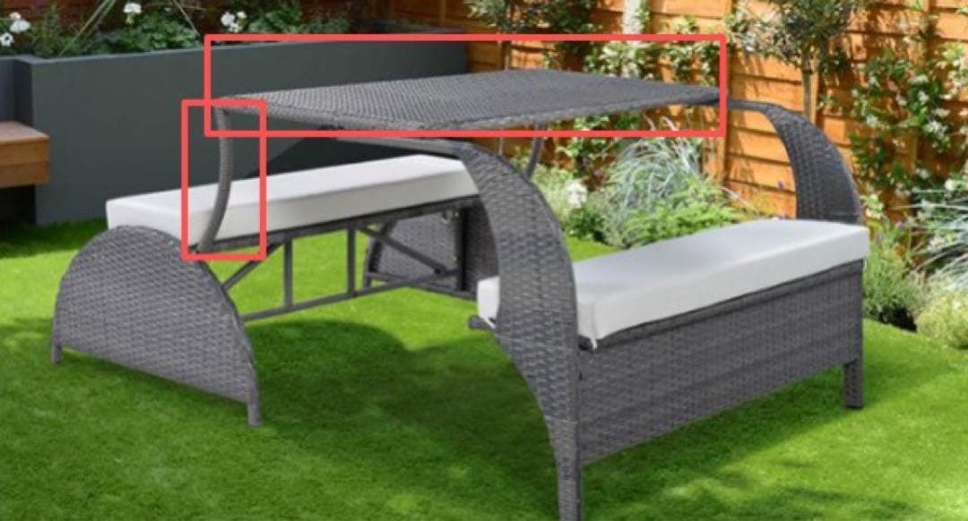 ベランダテーブル