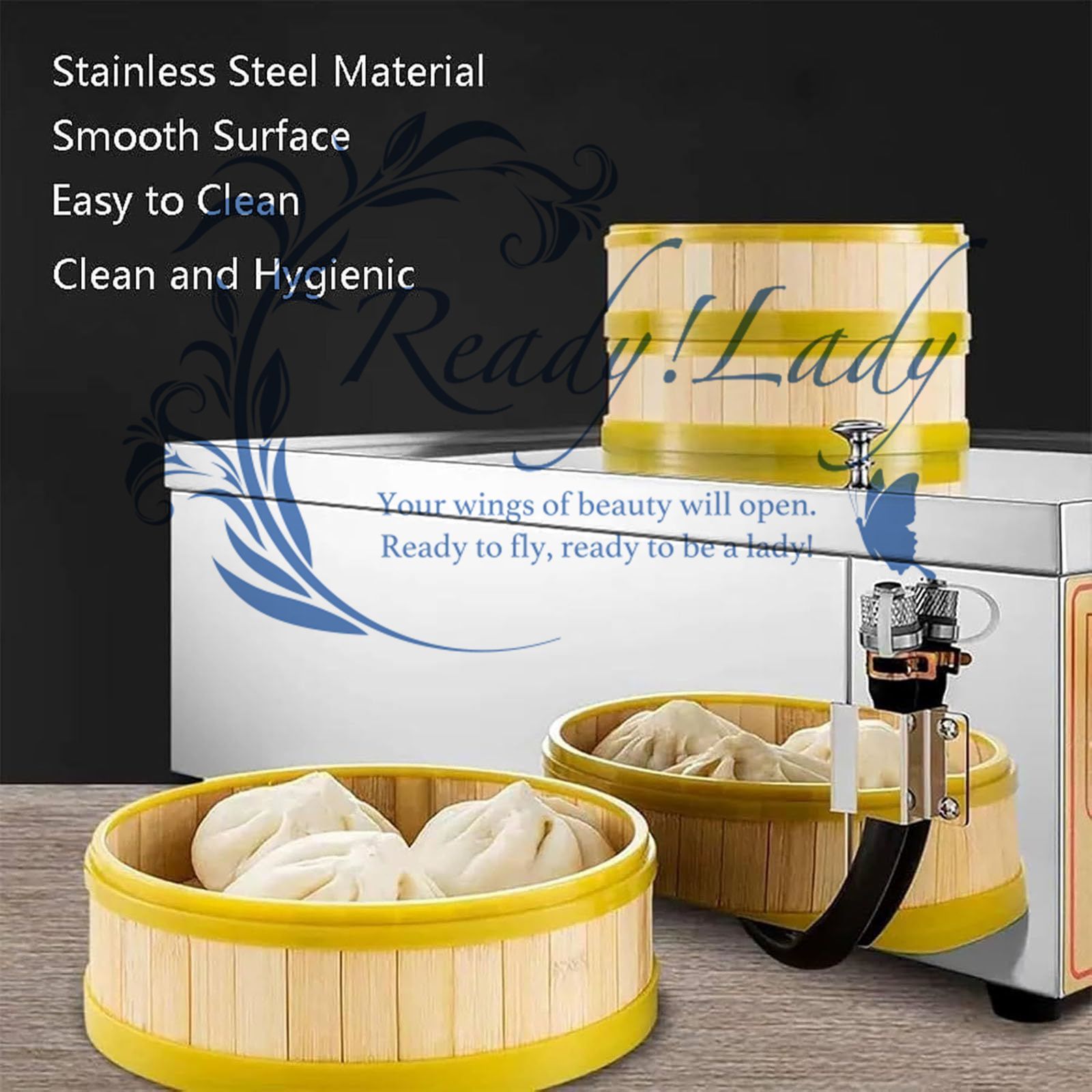 商業電気薄暗い和の汽船、4 つの穴の暖房の蒸気炉、乾燥した