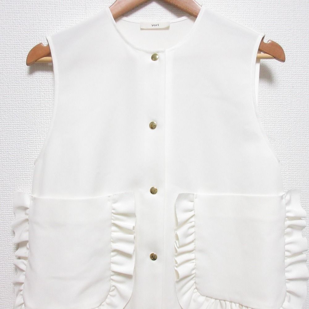 良品 21AW yori ヨリ ランダムフリルカットソー ロングスリーブ
