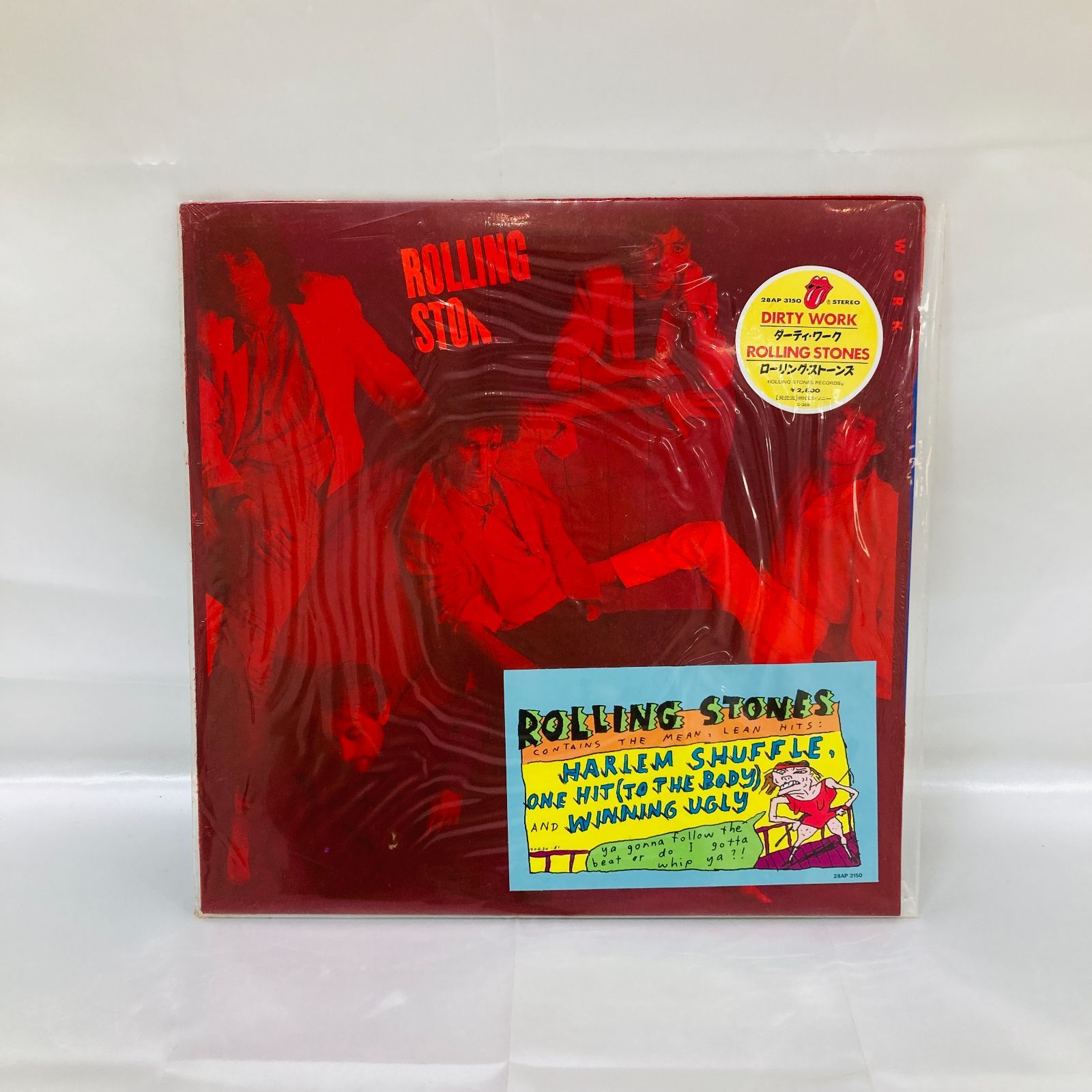 【激レア!!ポスター付き完品ＬＰ】ローリング・ストーンズ／ダーティ・ワーク Rolling Stones / Dirty Work - Sweet Nuthin' Records