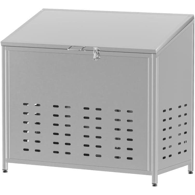 ゴミ箱 屋外 カラス除け ゴミ荒らし 販売済み ふた付き 幅90cm 280L